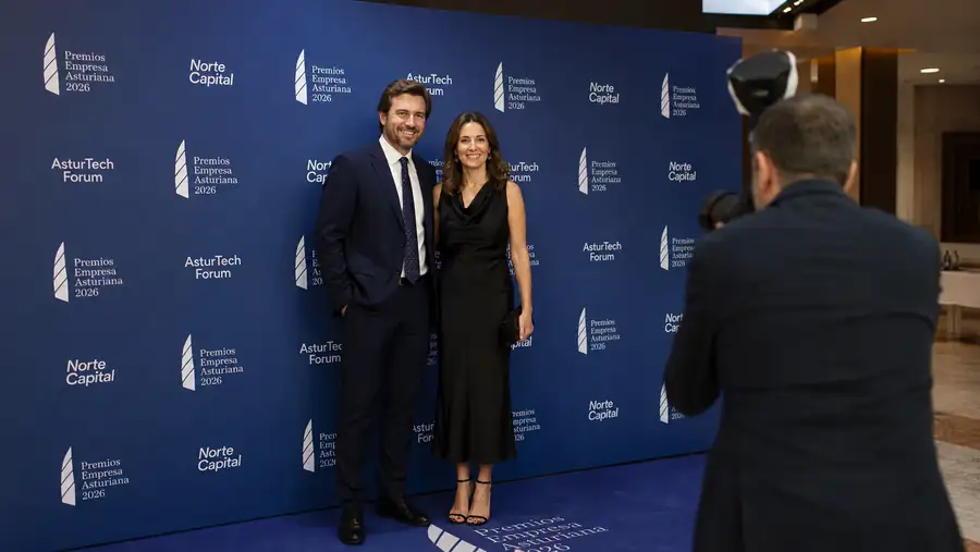 Photocall impreso por Pingraf para la entrega de premios de una empresa asturiana